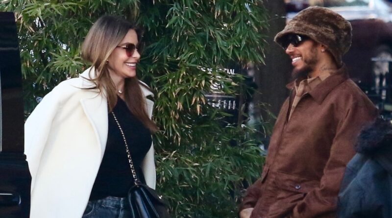 Sofia Vergara and Lewis Hamilton Flirt After Two-Hour Lunch Date in NYC