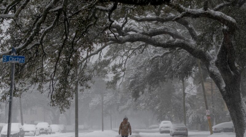 Louisiana Shuts 100-Mile Stretch of I-10 as Rare Snowstorm Hits Gulf Coast