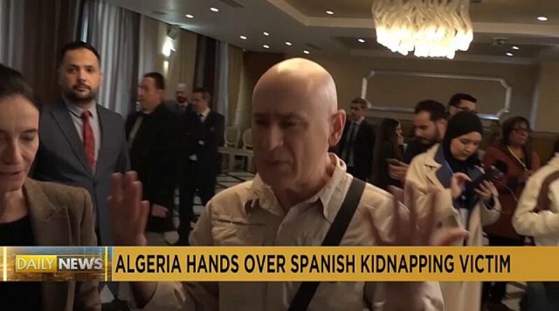 Freed Spanish hostage arrives safely in Algiers