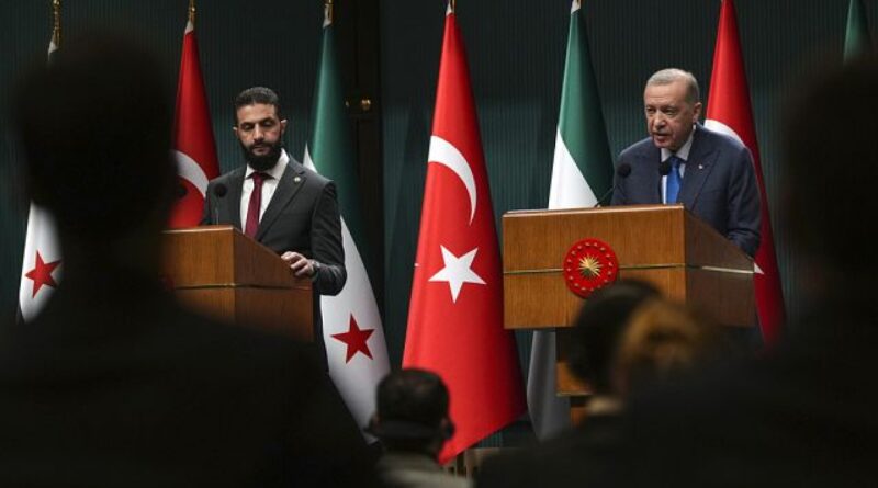 Turkey’s president holds talks in Ankara with new Syrian leader