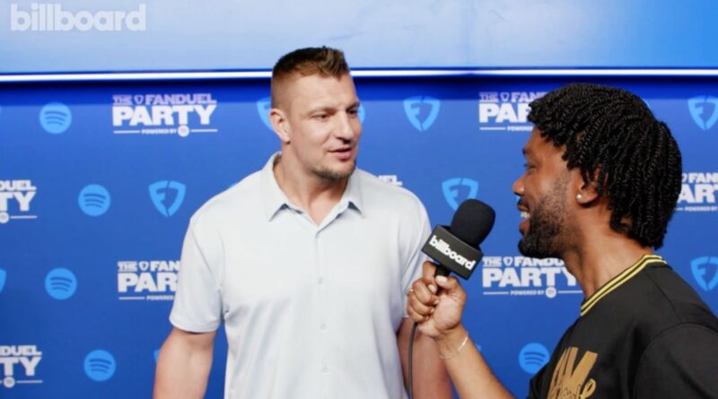 Rob Gronkowski Is Excited to Hear Kendrick Lamar Perform “Not Like Us” | Fan Duel Super Bowl Party Powered by Spotify