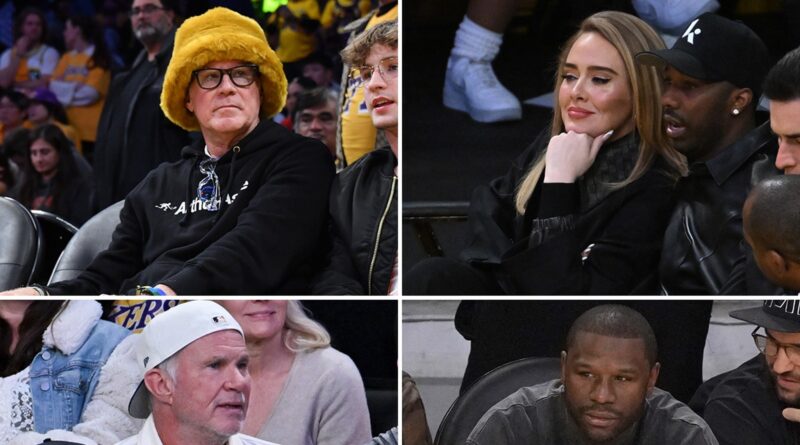 Luka Doncic Lakers Debut Draws Adele, Floyd Mayweather, Celebs