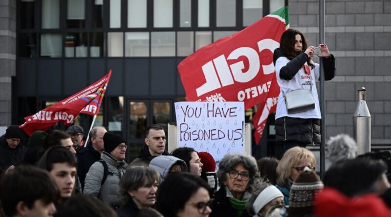 ‘We’re terrified of tap water’: Families seek justice in Italy’s ‘forever chemicals’ trial