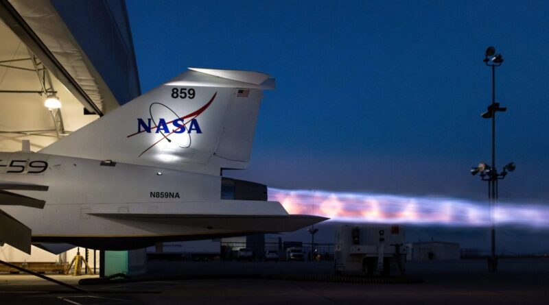 NASA Just Fired up Its Quiet Supersonic Jet—and It Looks Like Pure Speed