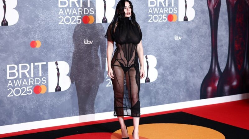 Charli XCX Jokes ‘We’re in the Era of Free the Nipple’ in Stunning, Sheer Dress at 2025 BRIT Awards