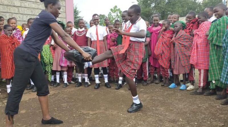 Maasai Girls learn self-defence to fight Gender-Based Violence