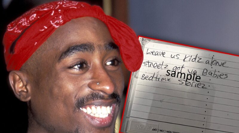 Early Tupac Shakur Songs and Lyrics Selling for $250,000