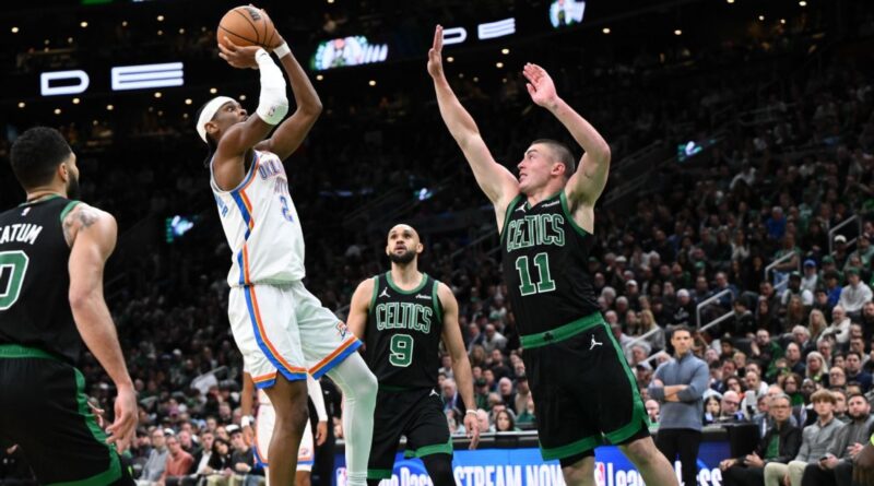 Thunder clinch playoff spot by passing Celtics test