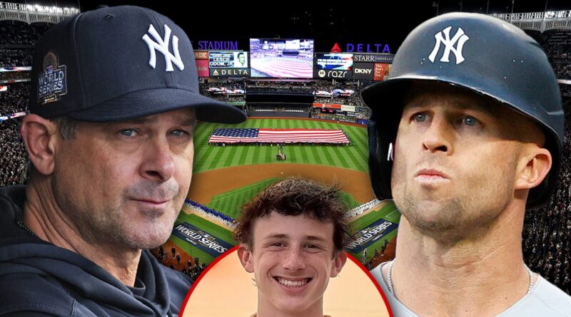 Yankees’ Aaron Boone Says Team Has ‘Heavy Hearts’ After Brett Gardner’s Son’s Death