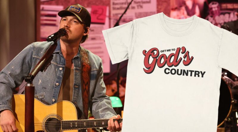 Morgan Wallen Selling ‘Get Me To God’s Country’ Merch After ‘SNL’ Exit