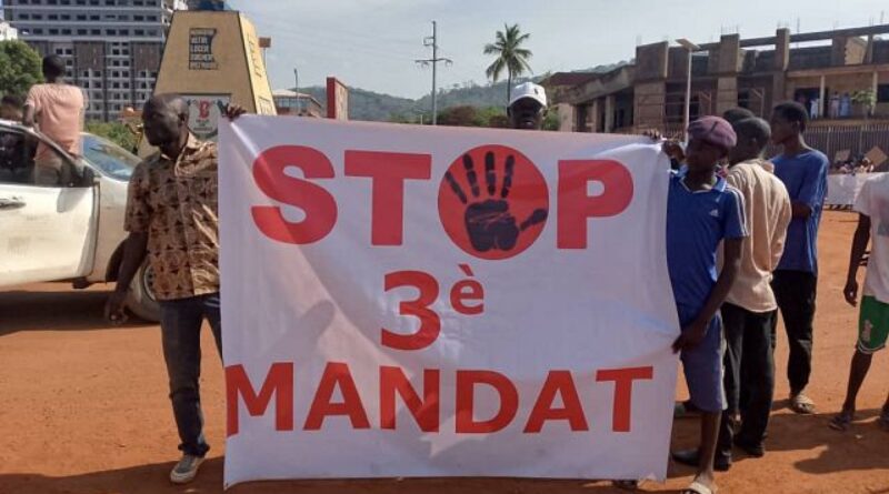 Central African opposition leads mass protest against Touadéra’s third-term bid