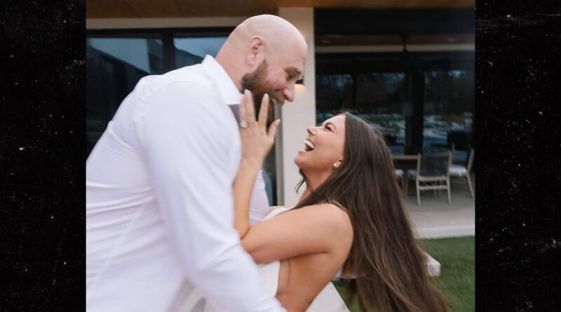 Eagles Star Lane Johnson Engaged to Girlfriend Kelsey Holmer