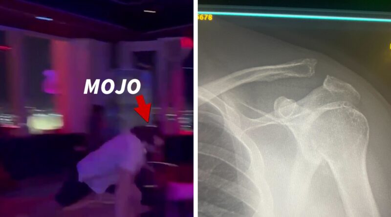 Mojo Muhtadi Suffers Gnarly Shoulder Injury In Vegas Dance Battle, on Video