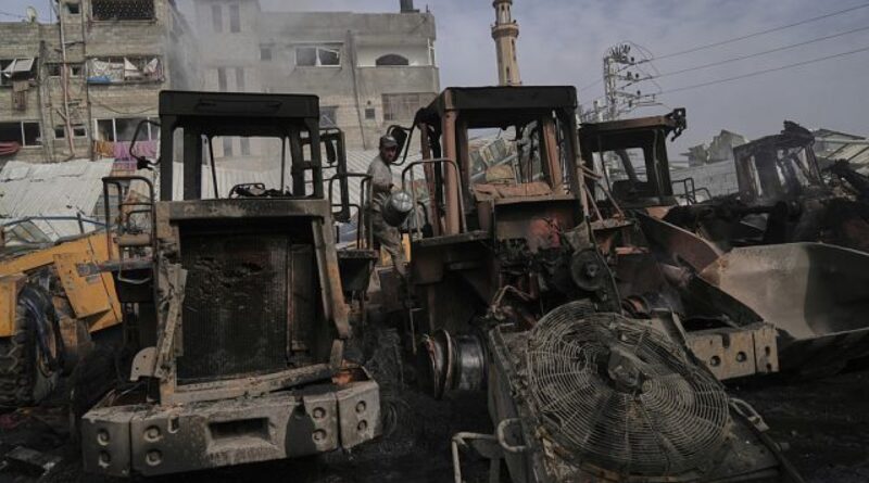 Heavy equipment needed to clear rubble destroyed in Israeli strike on Jabaliya