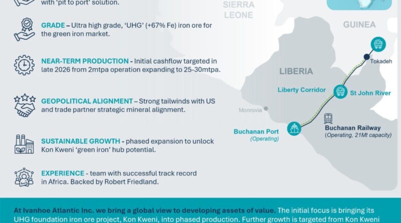 Liberia: Ivanhoe Atlantic Welcomes US Government Support for Liberian Multi-User Rail