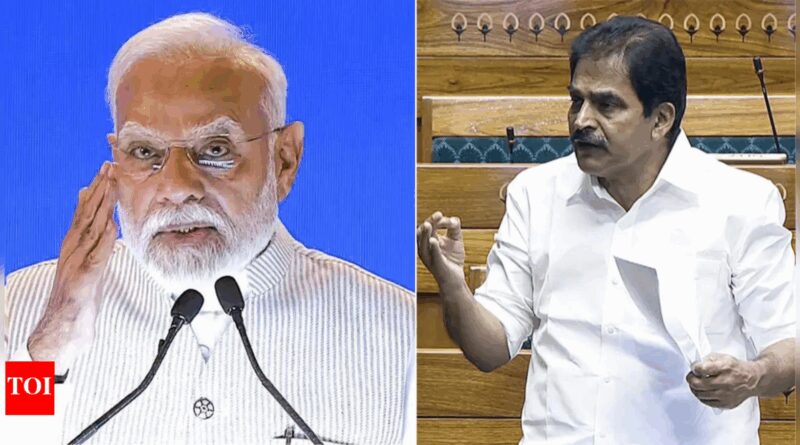 Congress portrays PM Modi ‘headless’; ‘Sar tan se juda’ imagery, says BJP; Venugopal issues whip for leaders