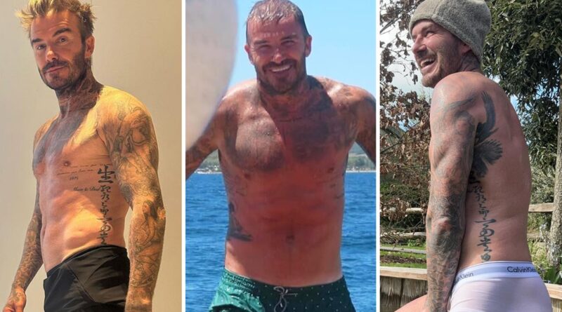 Celebrate David Beckham’s Big 5-0 With His Shredded Shots!
