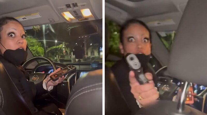 Uber Driver Flashes Gun on Miami Rapper, on Video
