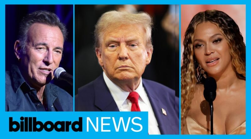 Donald Trump Accuses Beyoncé, Bruce Springsteen & More of Partaking In ‘Illegal Election Scam’ | Billboard News