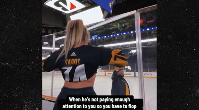 Jelly Roll’s Wife Flashes Him at Hockey Arena, on Video