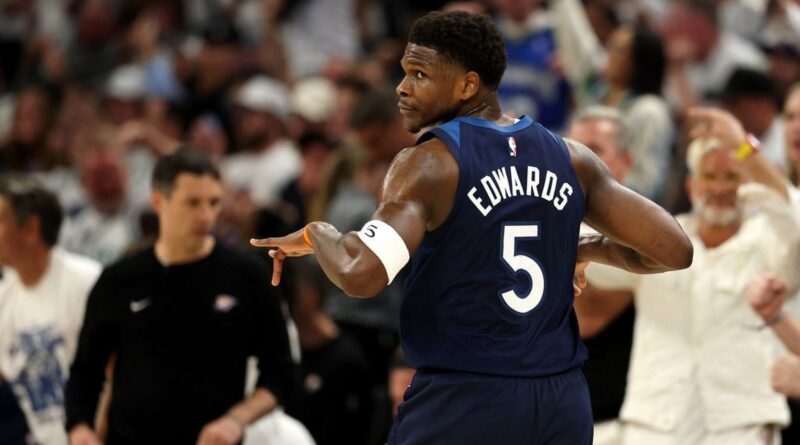 Ant keys Wolves’ emphatic response in rout of OKC