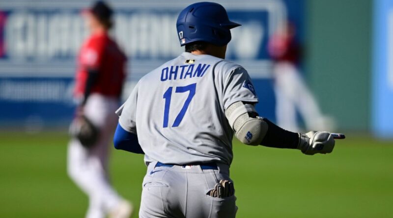 Dodgers’ Ohtani hits 2nd leadoff homer in 2 days