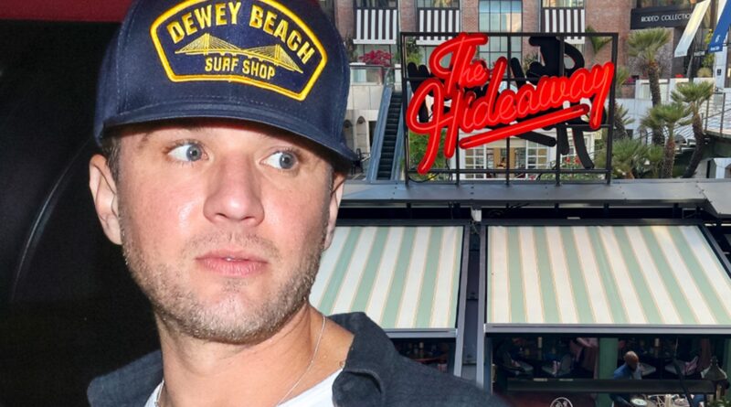 Ryan Phillippe & His Restaurant Sued, Woman Claims Candle Lit Her Hair on Fire