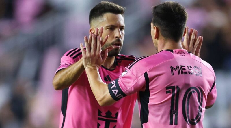 Alba returning, Messi fit as Miami faces Porto