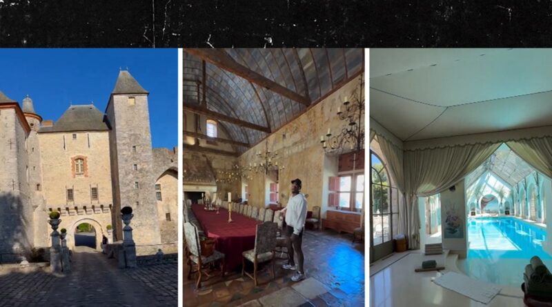 Stefon Diggs Rents Castle For Cardi B During French Vacation