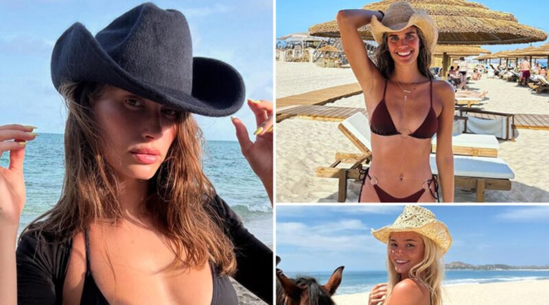 Bikini Babes In Cowboy Hats … Howdy Partner!