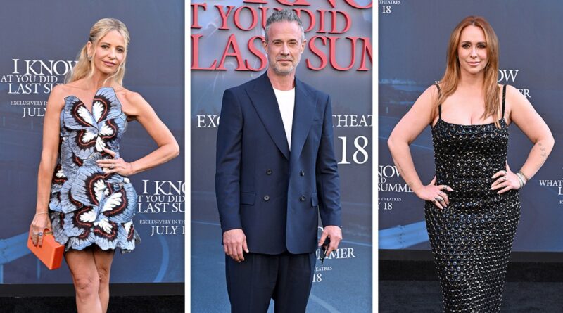 Sarah Michelle Gellar, Freddie Prinze Jr. Celebrate Bloody Bond at ‘I Know What You Did Last Summer’ Premiere