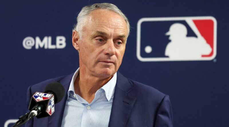 Manfred downplays CBA spat with Phillies’ Harper