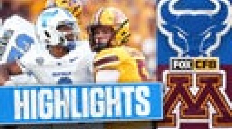 Buffalo Bulls vs. Minnesota Golden Gophers Highlights | FOX College Football