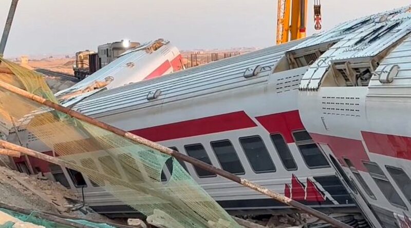 Train derailment in Egypt claims three lives while injuring 103