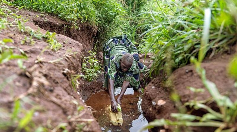 In African villages, water collection remains a lifelong burden