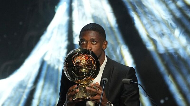 French player Ousmane Dembélé wins men’s Ballon d’Or