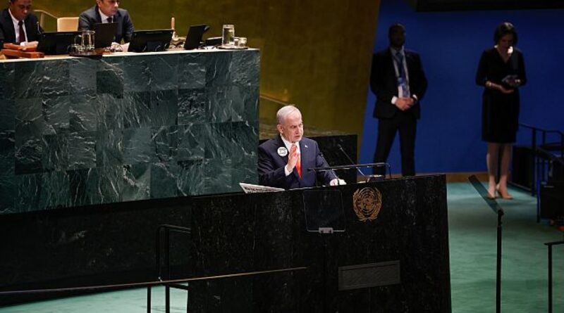 Netanyahu faces walkout at UN as he condemns Palestinian statehood recognition
