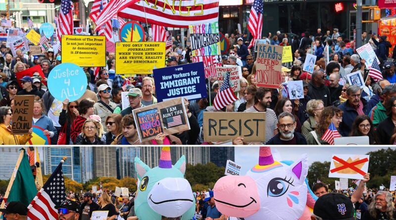 No Kings Protests Bring Out Millions of Demonstrators Across the World