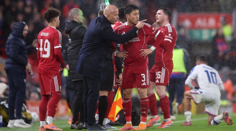 Slot: No new pressure amid Liverpool’s 6-of-7 slide