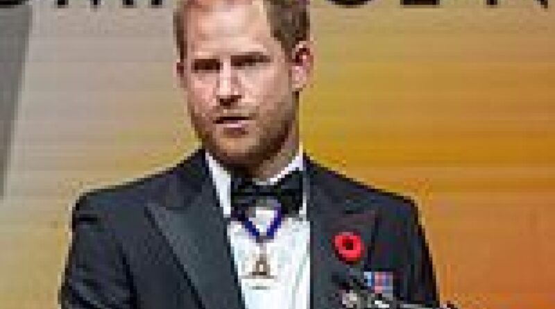 Prince Harry dines with veterans on his pseudo-royal tour