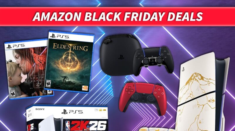 Black Friday Deals on Playstation Consoles, Controllers & Games