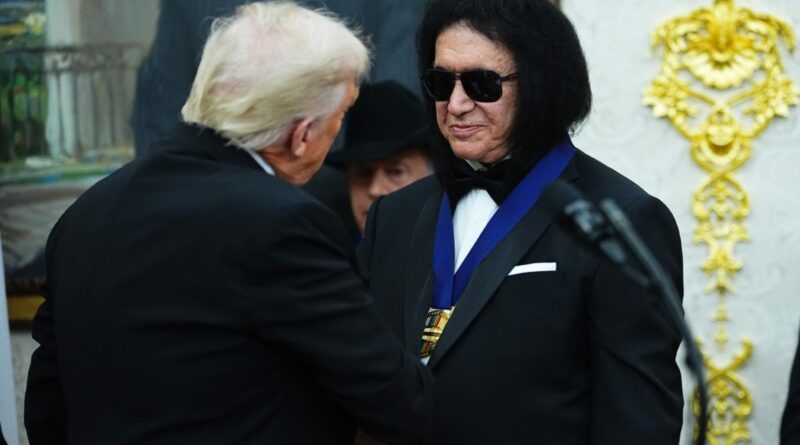 Trump Presents KISS, George Strait, Gloria Gaynor & More Kennedy Center Honorees With Medals in Oval Office