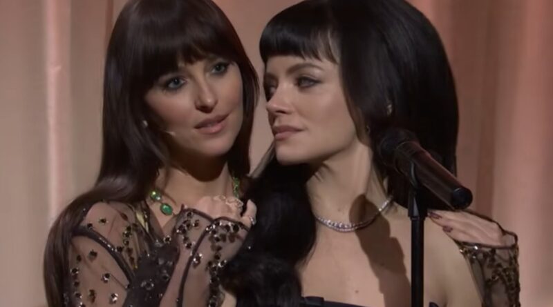 Lily Allen Surprises With Dakota Johnson Cameo During ‘Madeline’ Performance on ‘SNL’: Watch