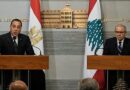 Egypt’s Prime Minister Madbouly meets Lebanese President Aoun