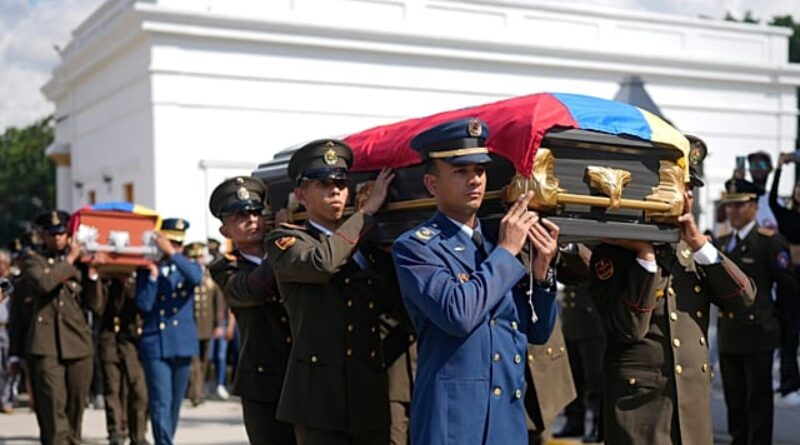 Venezuela holds mass funeral for soldiers killed in US military operation